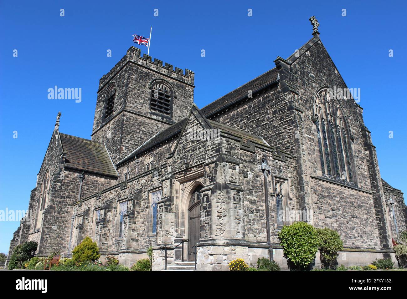 St Nicholas Church, Wallasey, Wirral, UK Stock Photo