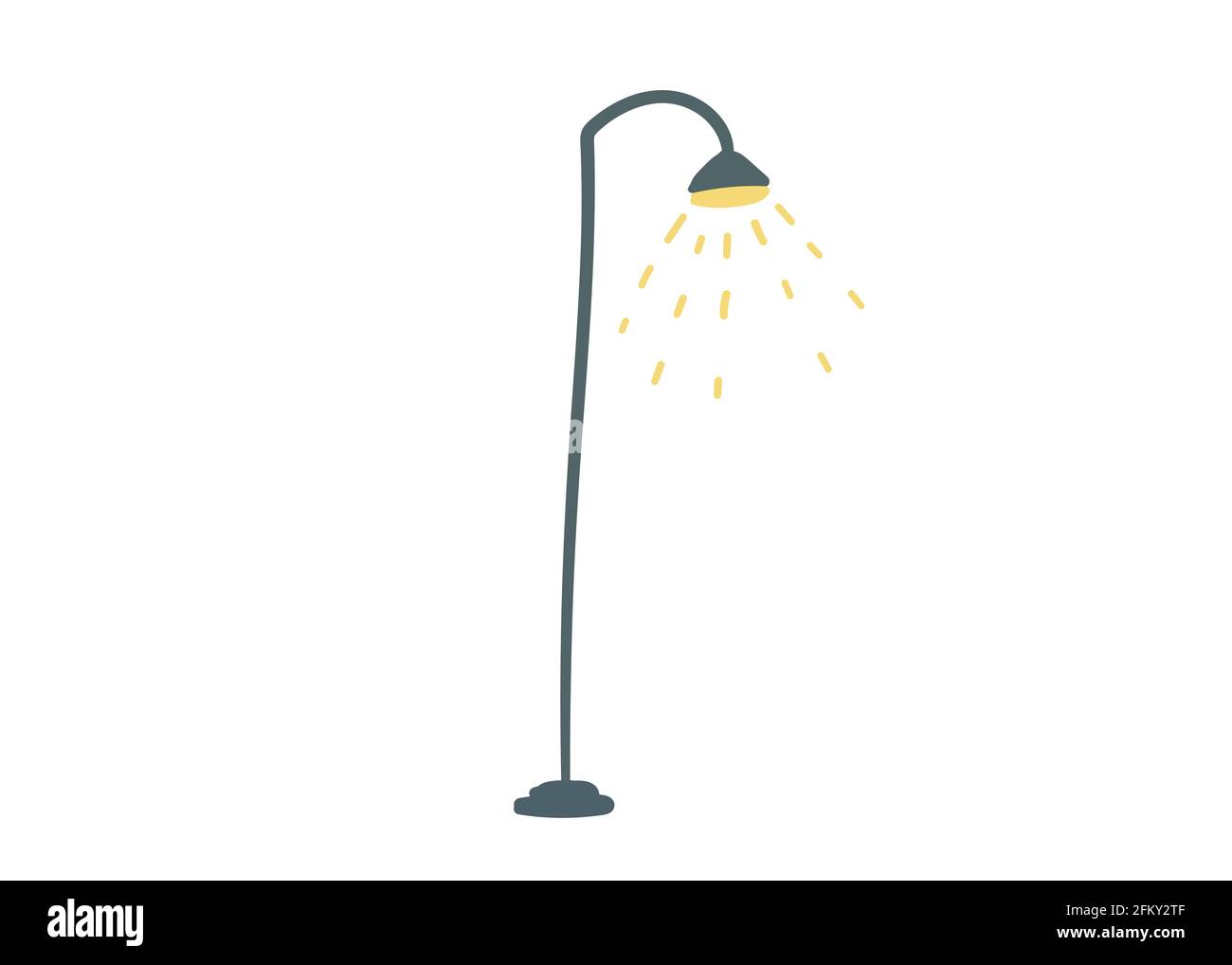 Street light handdrawn vector illustration, cartoon simple style Stock  Vector Image & Art - Alamy