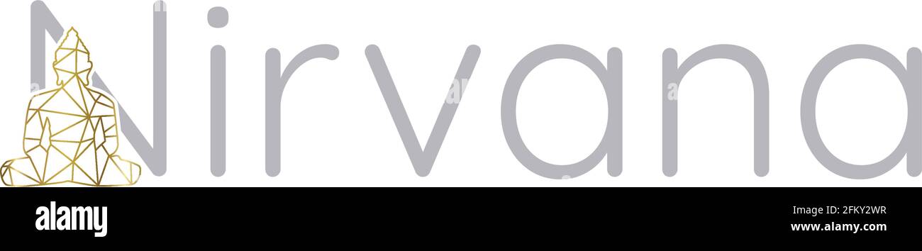 nirvana, vector graphic design element Stock Vector