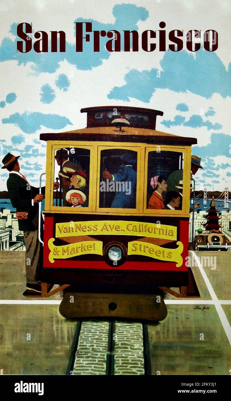 Shasta Daylight Portland San Francisco Railroad Travel Advertisement Art Poster 