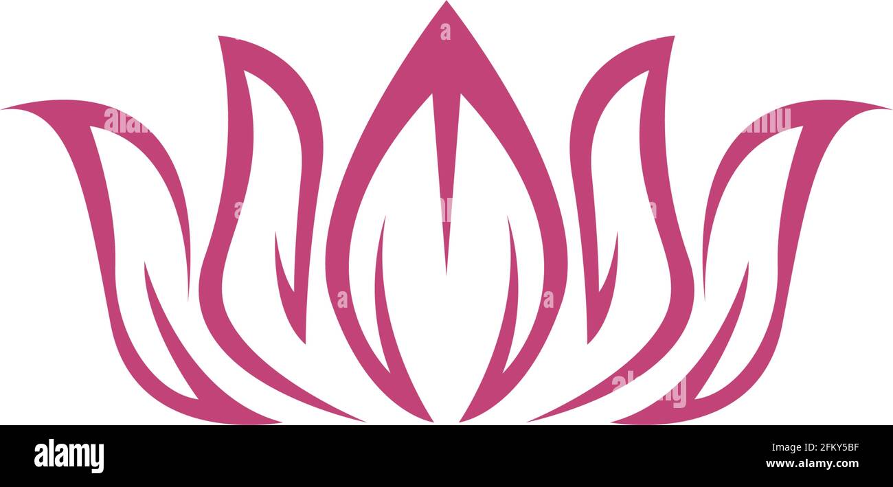 Beauty Lotus flowers logo icon design template vector Stock Vector ...