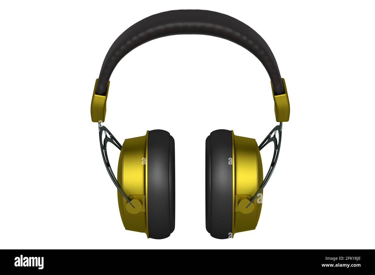 3D rendering of gaming headphones for cloud gaming and streaming Stock Photo