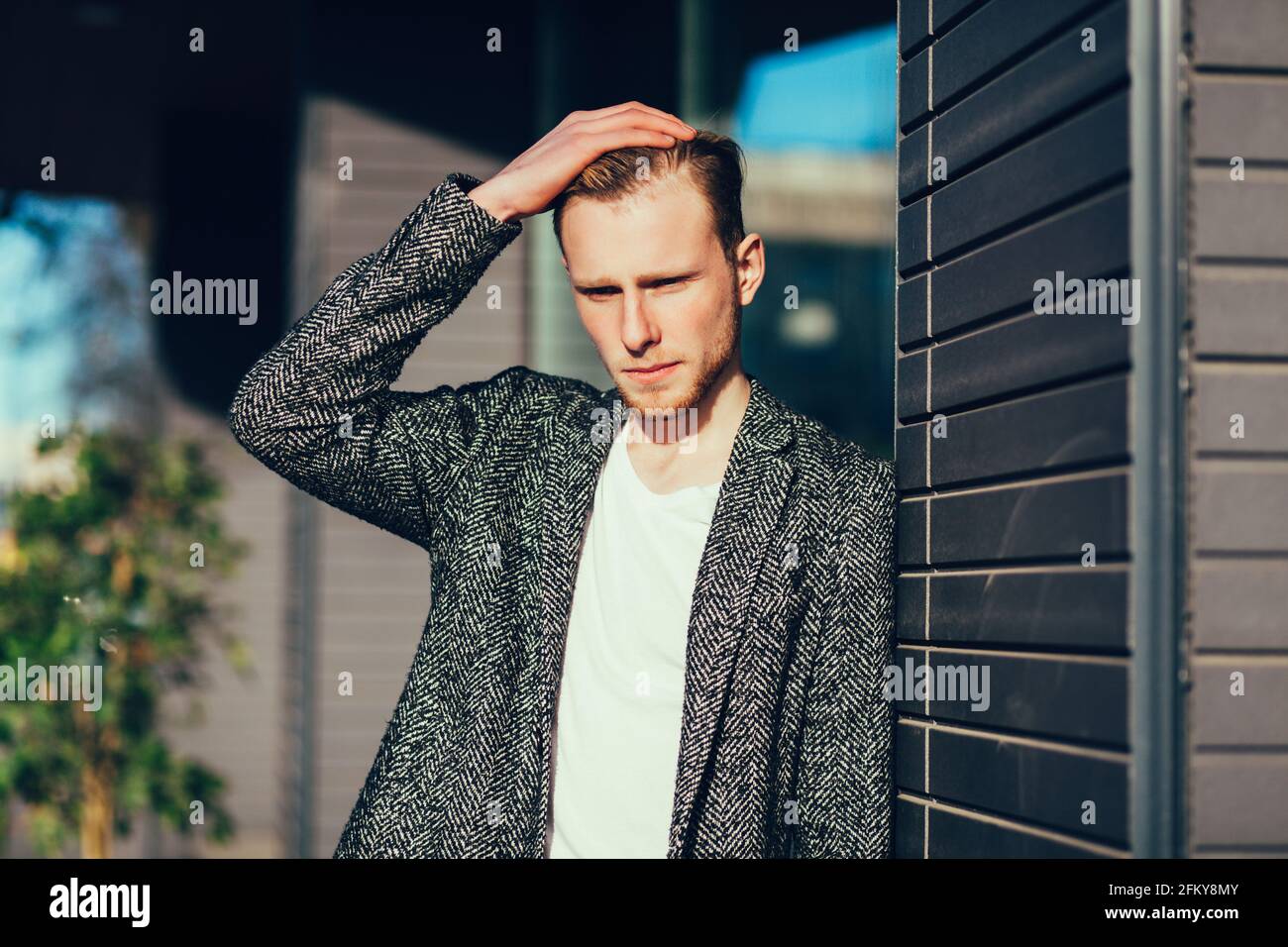 Man fashion model in hi-res stock photography and images - Alamy