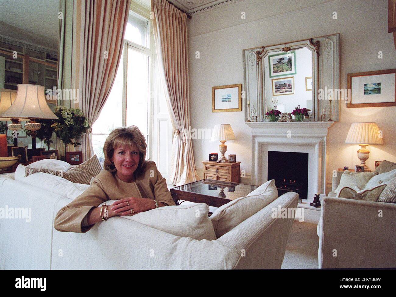Carol Bunnett Interior Designer February 2000 Stock Photo