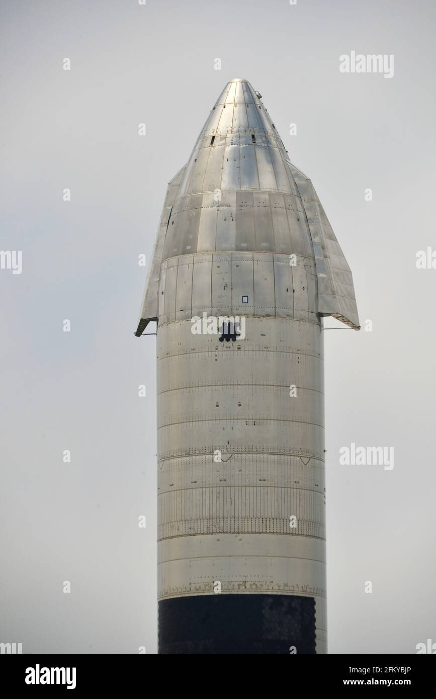 Starship at Spacex on launchpad Stock Photo