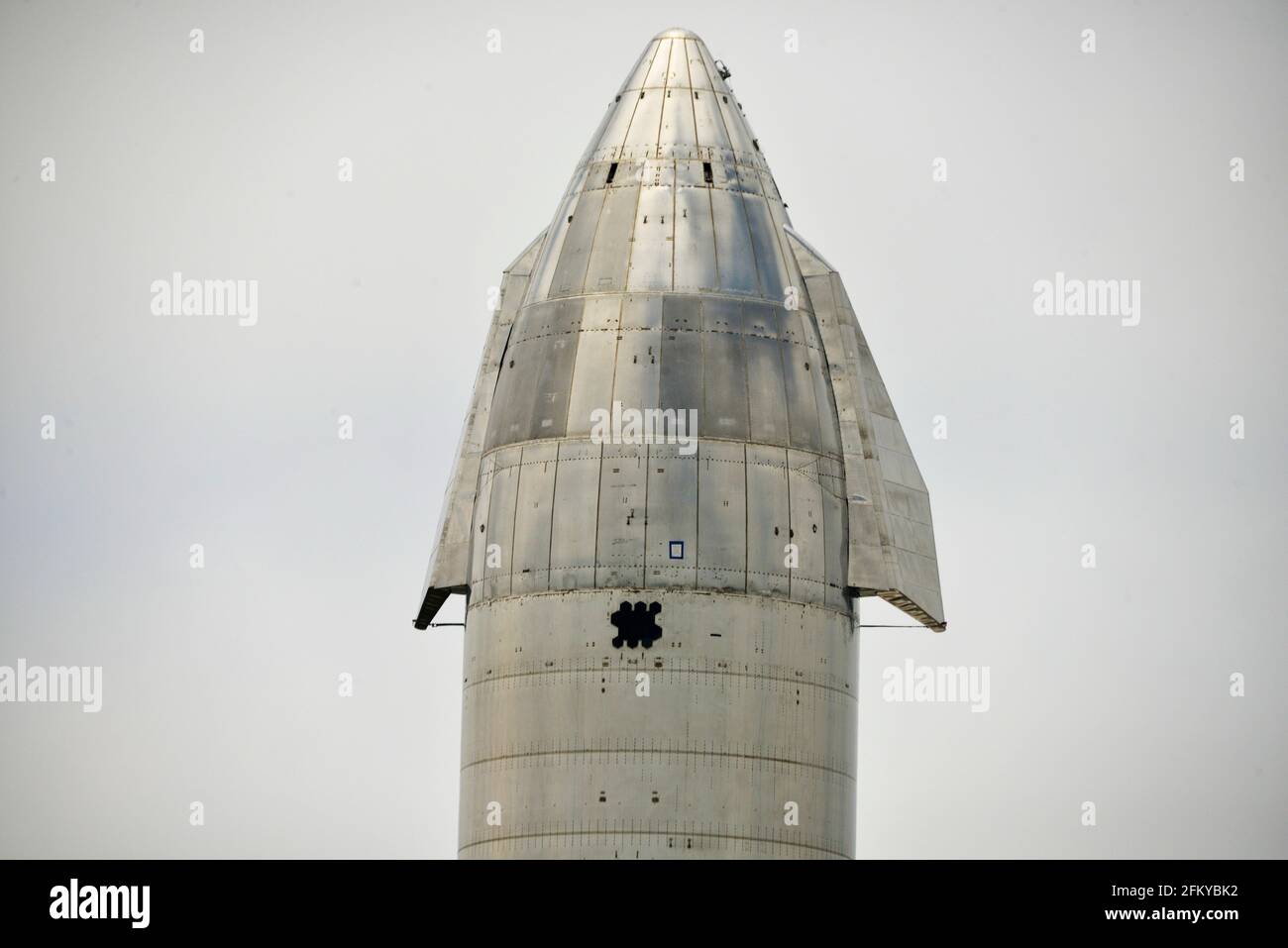 Starship at Spacex on launchpad Stock Photo