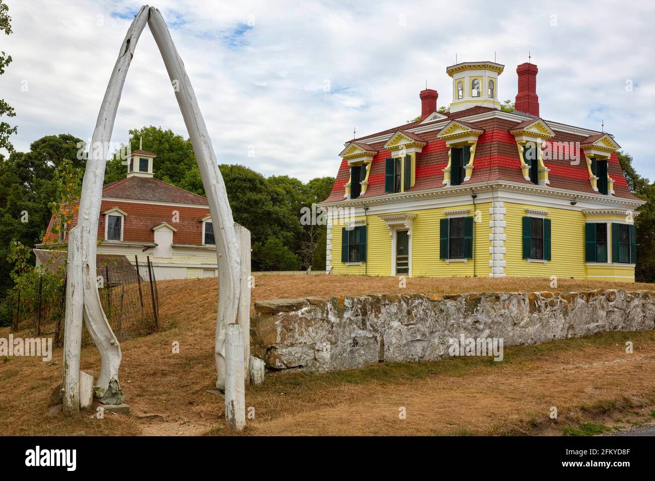 Captain Penniman House Fort Hill Eastham Cape Cod Massachusetts USA Stock Photo