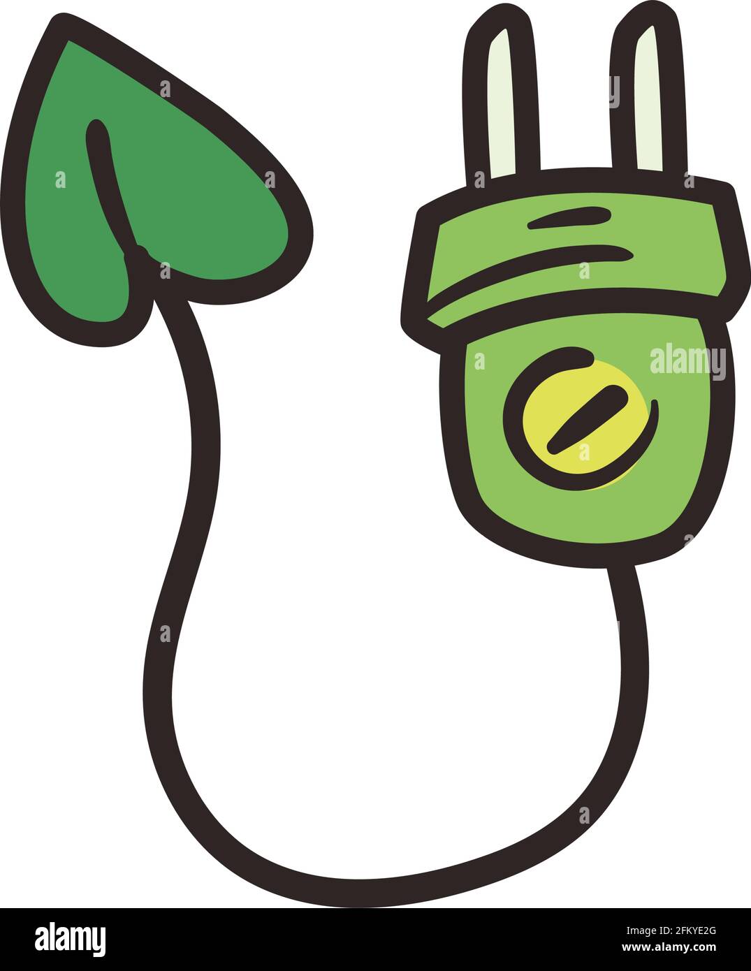 Ecology and green plug design Stock Vector Image & Art - Alamy