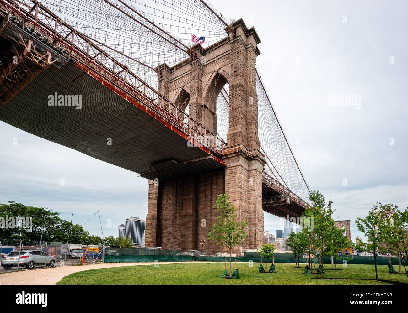 Brooklyn bridge park view hi-res stock photography and images - Alamy