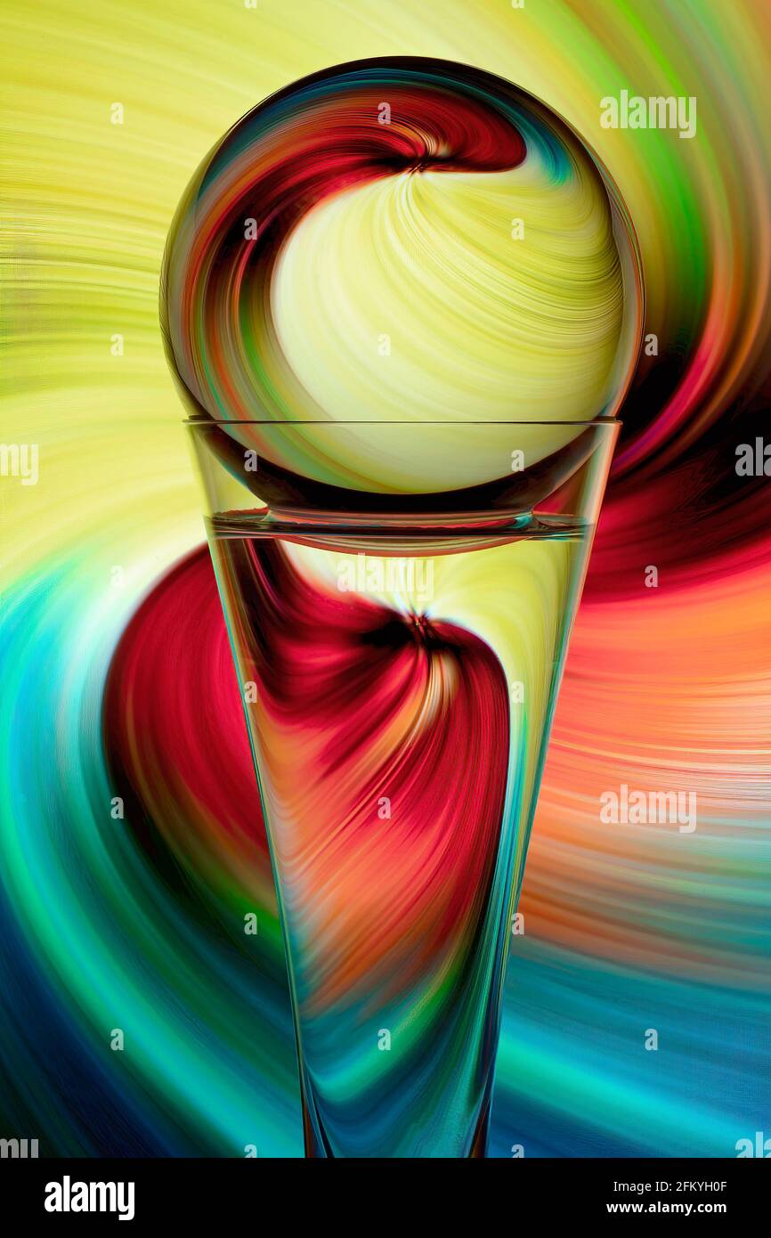 light traveling through glass