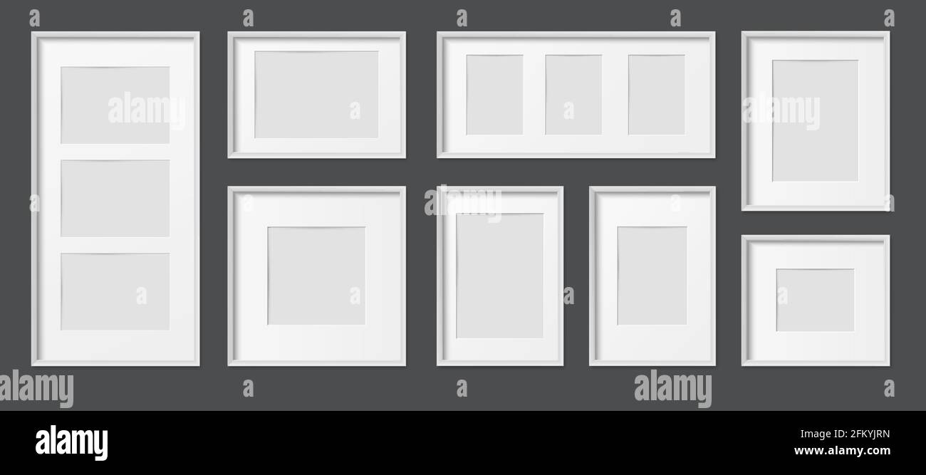 Square White Blank Picture frame Stock Vector by ©GalaStudio 94645964