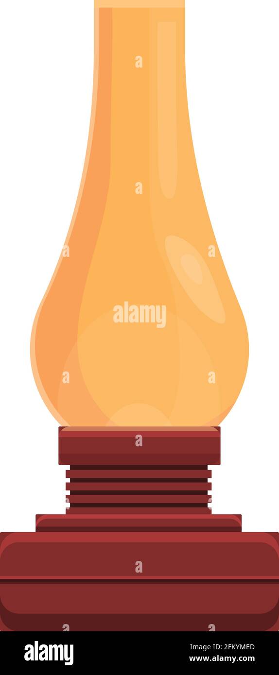 Paraffin lamp icon. Cartoon and flat of Paraffin lamp vector icon for