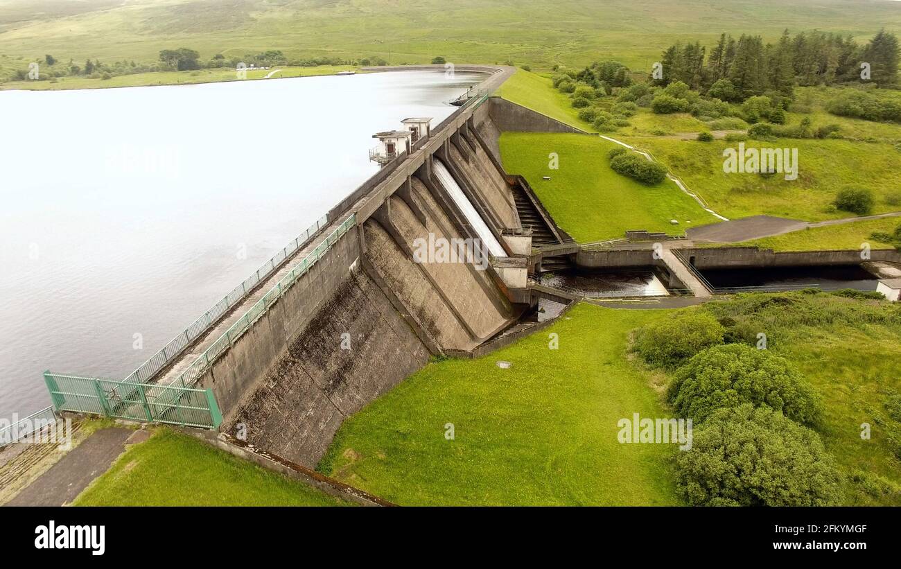 Altnahinch Reservoir Dam Co Antrim N Ireland Stock Photo