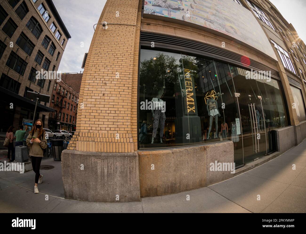 An Intermix store in the Meatpacking District in New York on