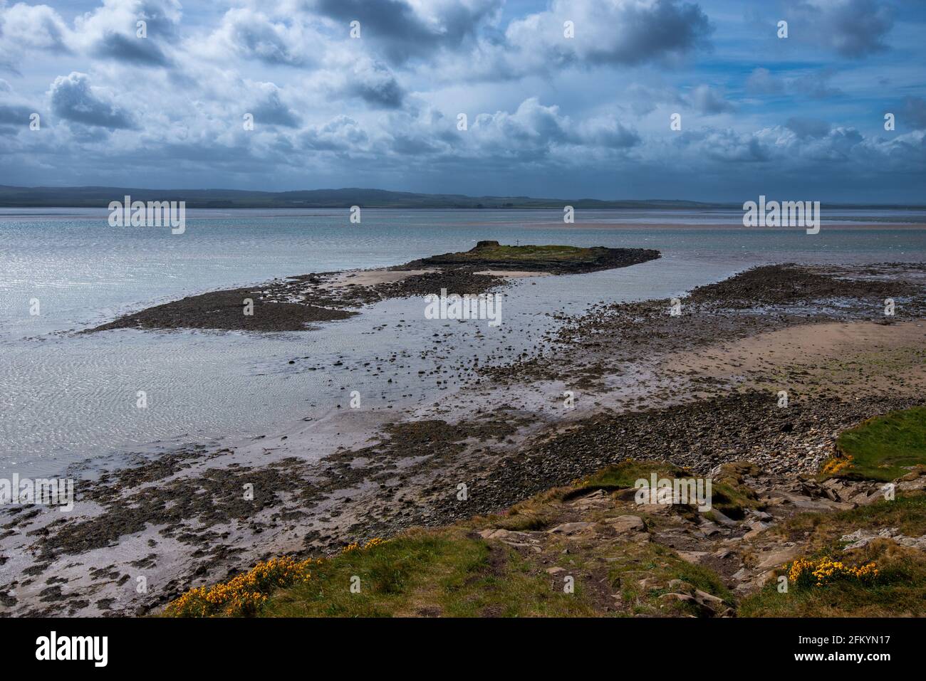 St Cuthbert's Island, Holy Island, Lindisfarne Stock Photo Alamy