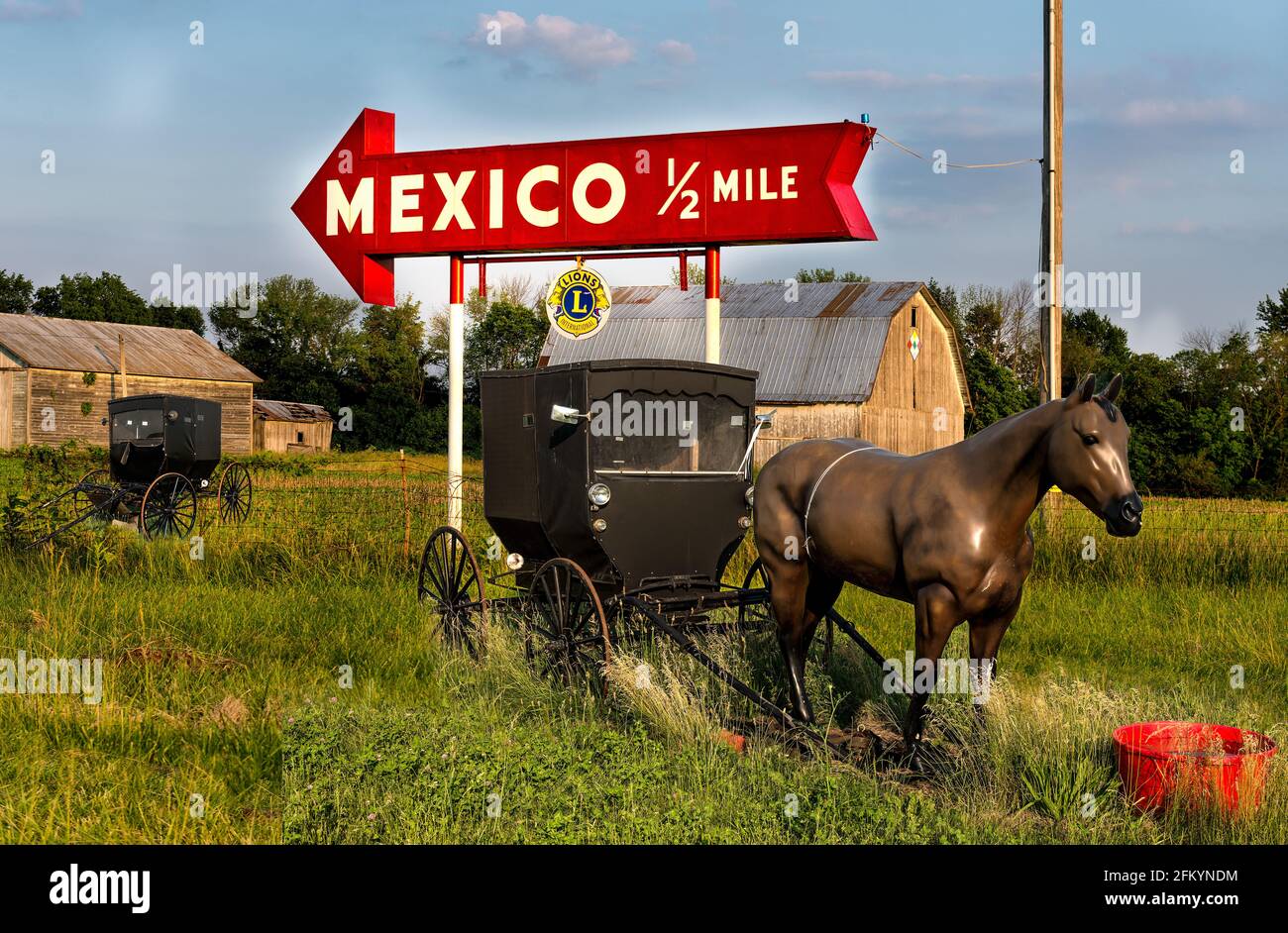 Mexico indiana sign hires stock photography and images Alamy