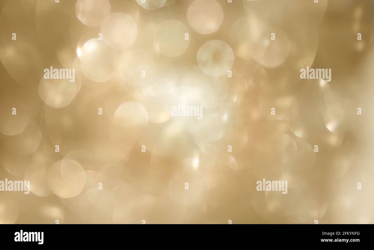 Golden bokeh lights background for wallpaper Stock Photo - Alamy