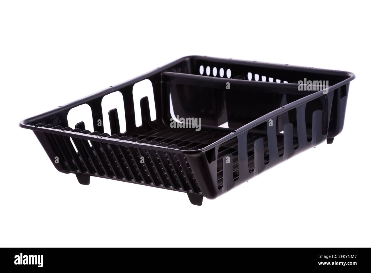 https://c8.alamy.com/comp/2FKYNM7/black-plastic-dish-drainer-on-white-background-2FKYNM7.jpg