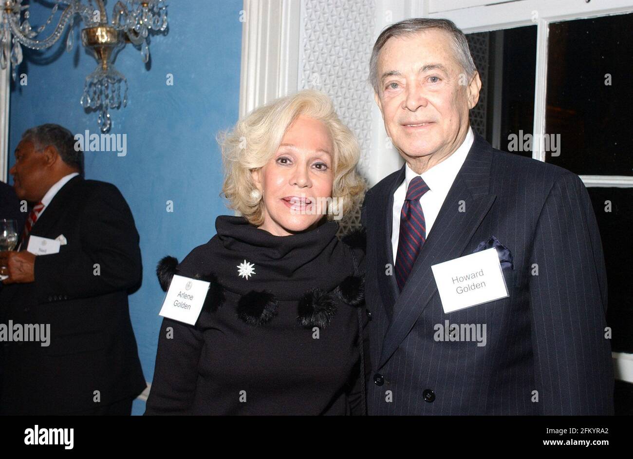 Manhattan, NY, USA. 4th May, 2021. Former Brooklyn Borough President Howard Golden, and his wife