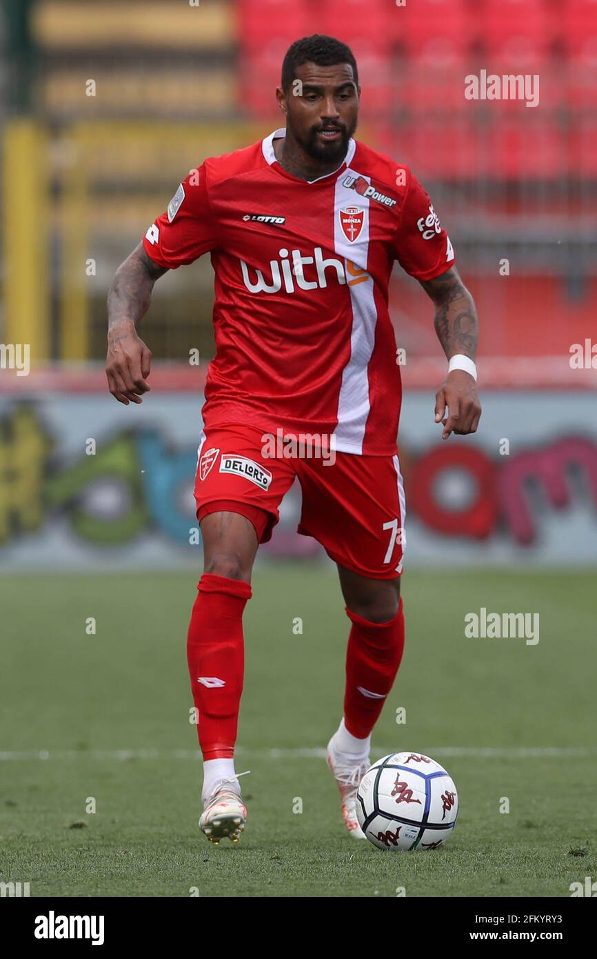 Monza, , 4th May 2021. Kevin Prince-Boateng of AC Monza during the Serie B match at U-Power Stadium, Monza. Picture credit should read: Jonathan Moscrop / Sportimage Stock Photo