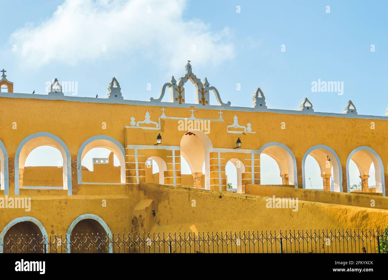 San Antonio de Padua Convent, Izamal, Yucatan, Mexico. Stock Photo