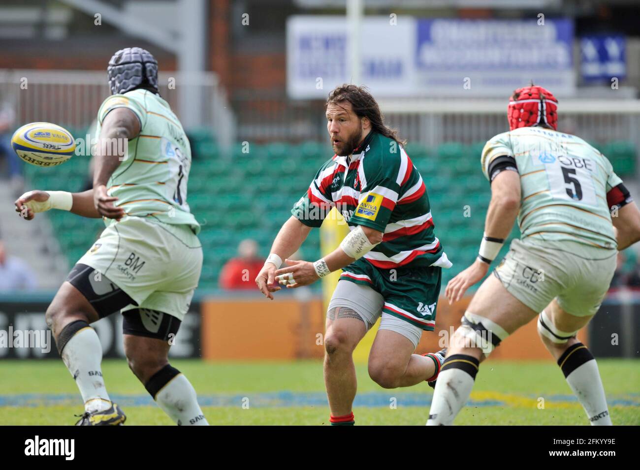 PREMIERSHIP PLAY-OFF LEICESTER  V NORTHAMPTON. MARTIN CASTROGIOVANNI. 14/5/2011. PICTURE DAVID ASHDOWN Stock Photo