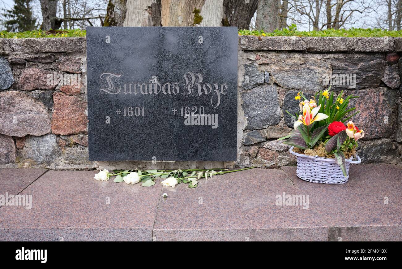 A memorial place devoted to Maija – the Rose of Turaida in Turaida Museum  Reserve Latvia Stock Photo - Alamy