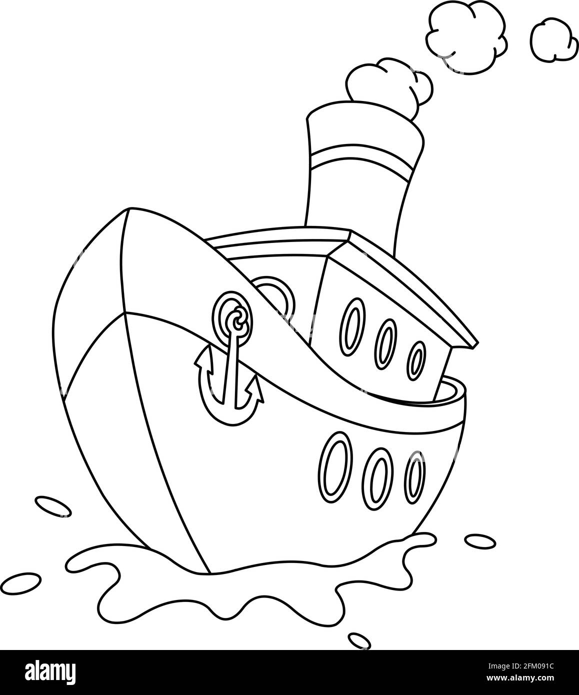 cute anchor coloring pages