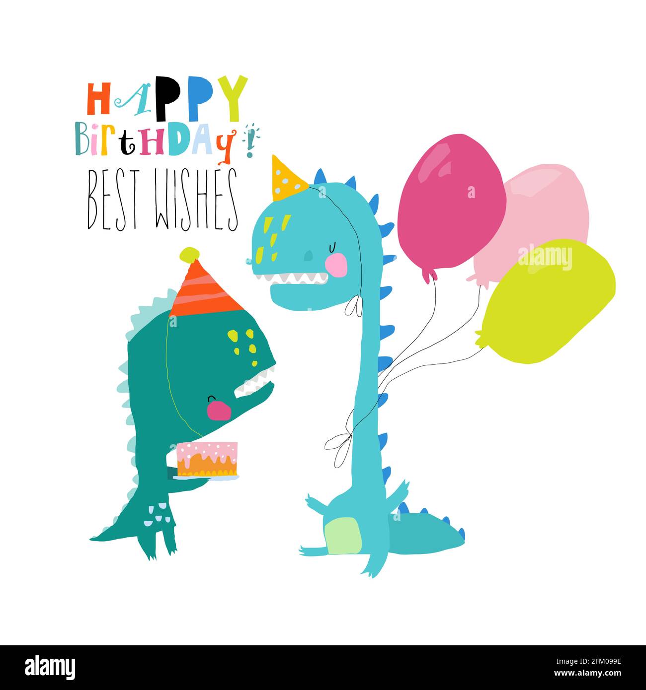 Dinosaur birthday cake Cut Out Stock Images & Pictures Alamy