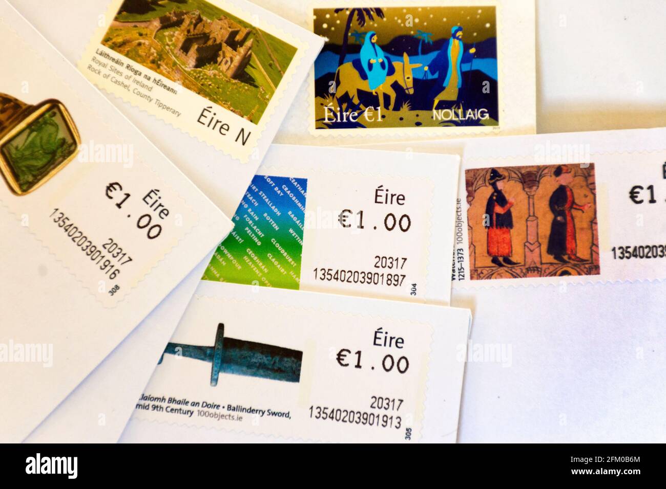 Ardara, County Donegal, Ireland. 5th May 2021. The price of a stamp will  increase to €1.10 later this month, a rise of ten cent. An Post has  confirmed that there will also