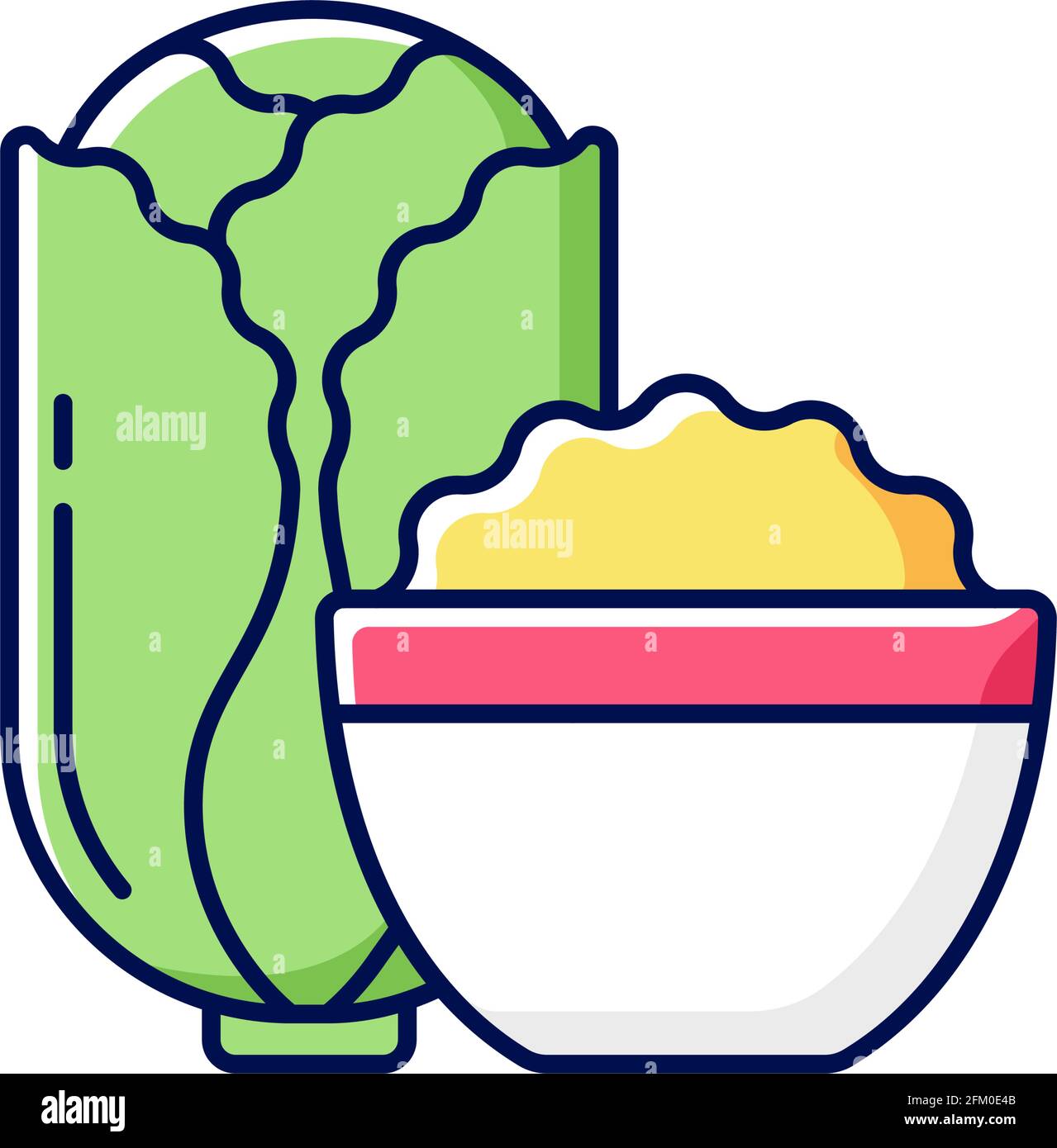 Kimchi RGB color icon Stock Vector Image & Art - Alamy