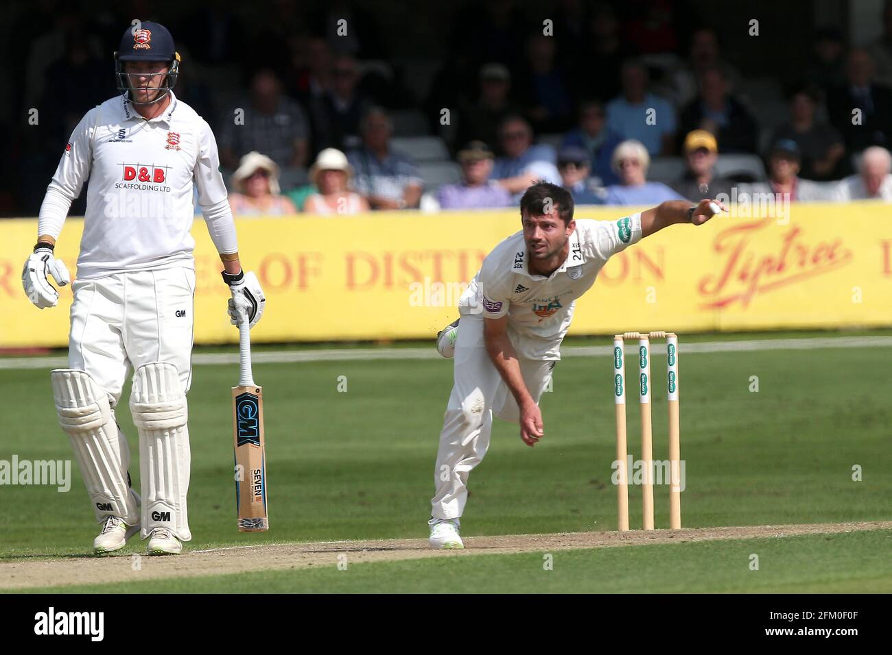 Ian Holland In Bowling Action For Hampshire During Essex Ccc Vs Hampshire Ccc Specsavers County Championship Division 1 Cricket At The Cloudfm County Stock Photo Alamy