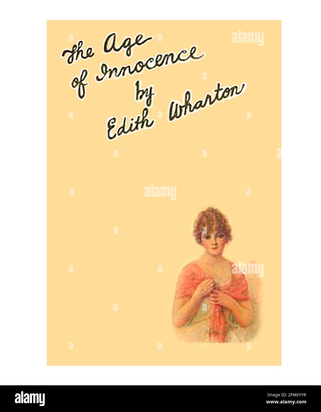 Wharton Edith Book Dust Jacket The Age of Innocence refreshed and reset Stock Photo