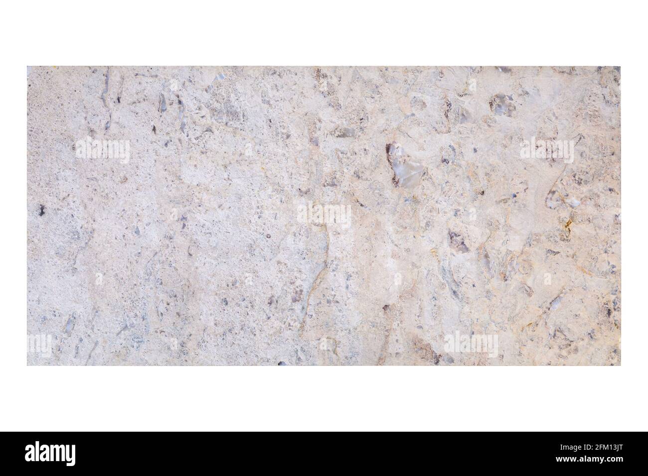 Dolomite natural stone texture. Stone with beige pattern on a smooth surface. Finishing building material. Stock Photo