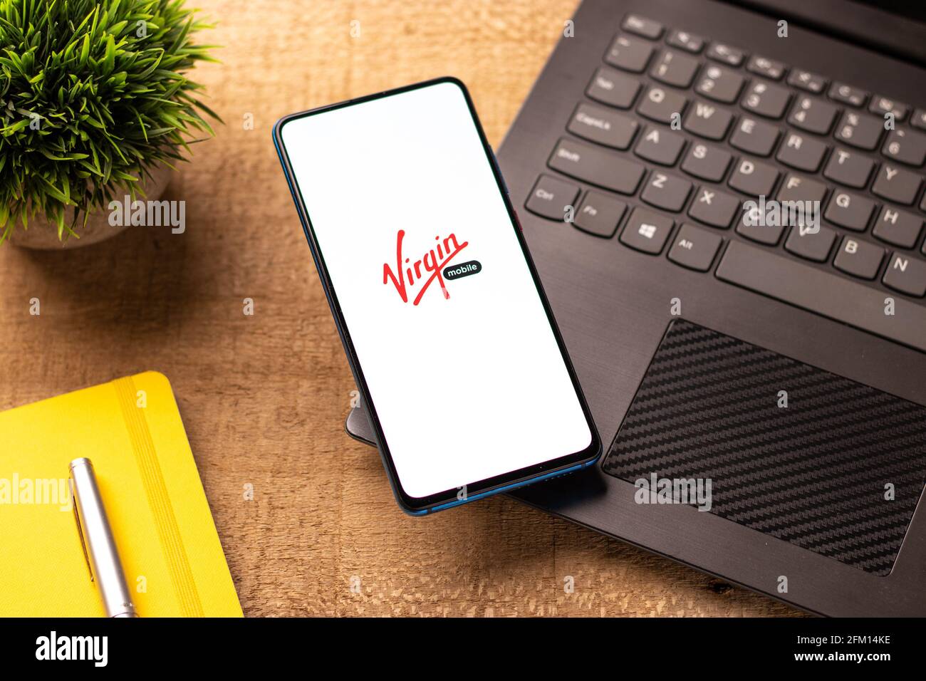 pic New Virgin Mobile Logo https www alamy com assam india may 04 2021 virgin group logo on phone screen stock image image425367586 html