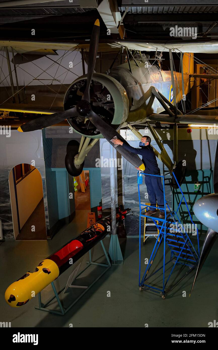 Geburtstagskarte Für Männer Mit Fairey Swordfish Flugzeug – Vintage-Design, Umweltfreundlich, Made In UK