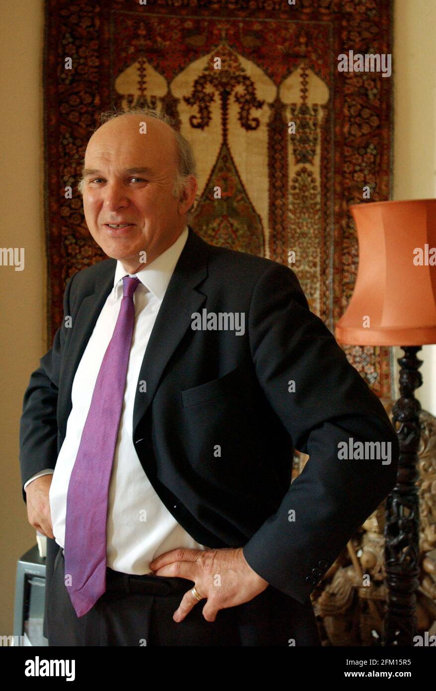 VINCE CABLE 3/6/05 TOM PILSTON Stock Photo