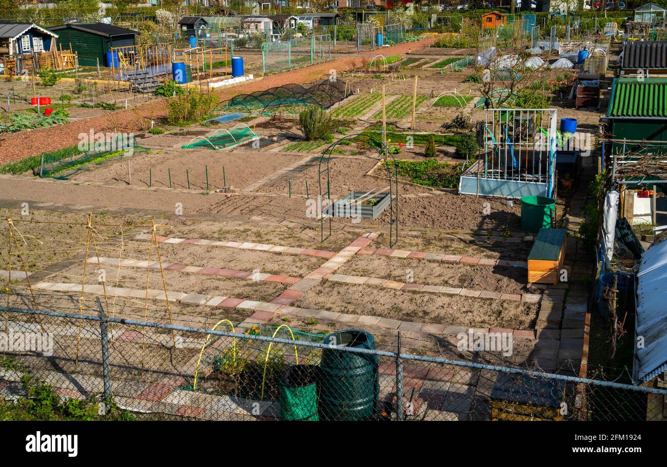 Allotment overview allotments overview hi-res stock photography and ...