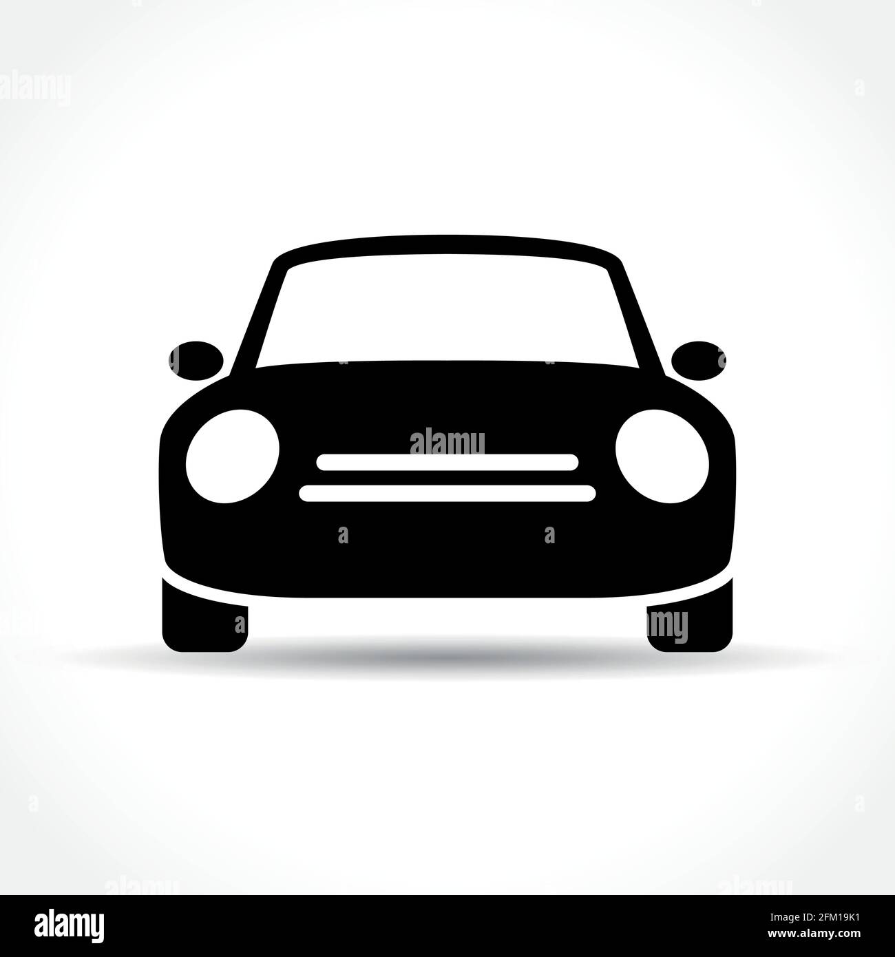 Illustration of car icon on white background Stock Vector Image & Art Alamy