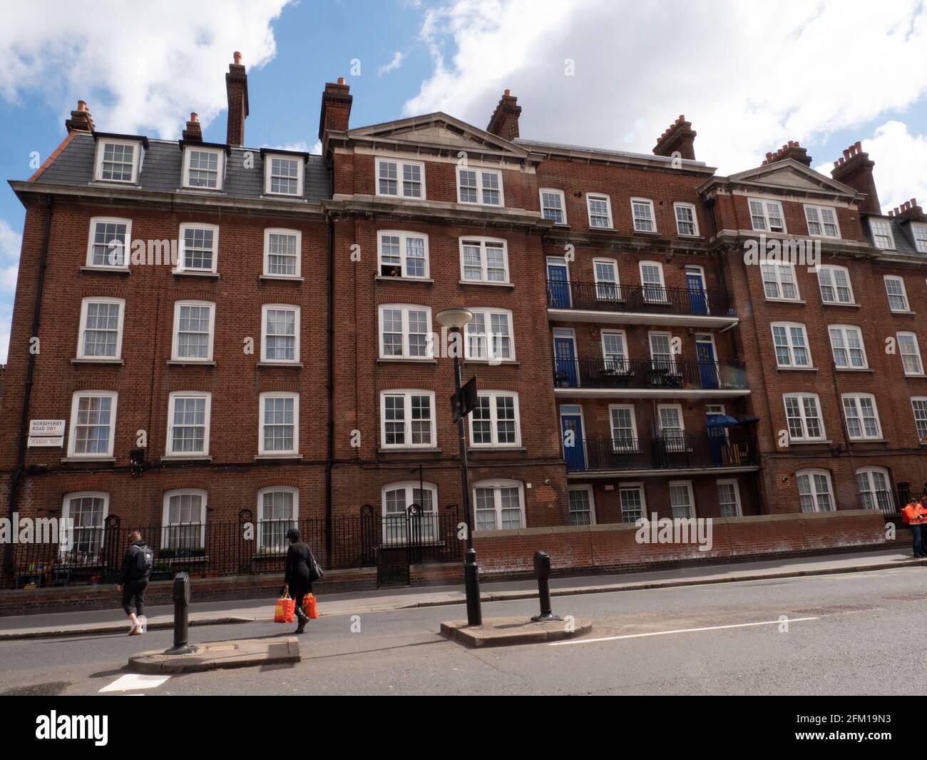 Housing managed by the Peabody trust Victoria London Stock Photo Alamy