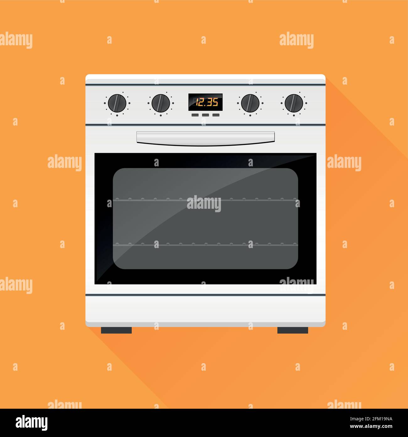 Illustration of stove gas oven design icon Stock Vector Image & Art Alamy