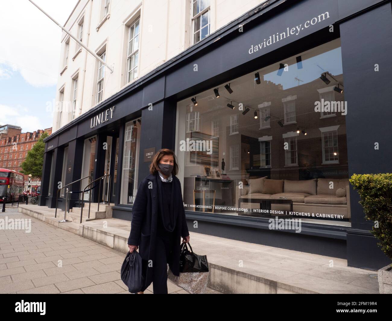 David Linley interior design and furniture outlet, London Stock Photo