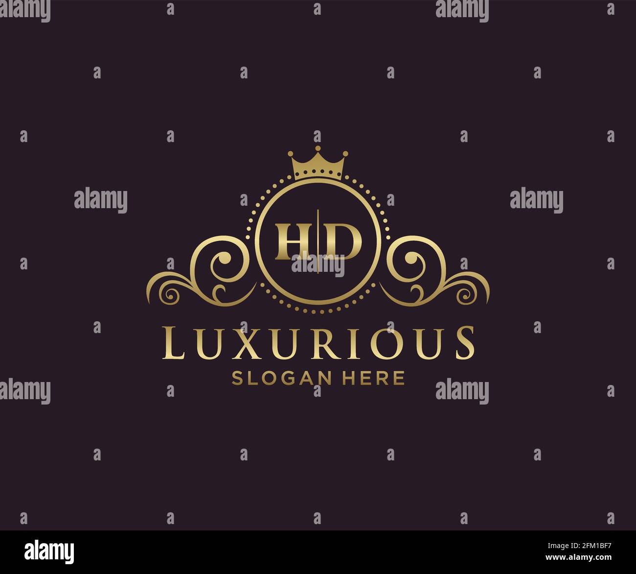 Hd letter royal luxury Stock Vector Images - Alamy