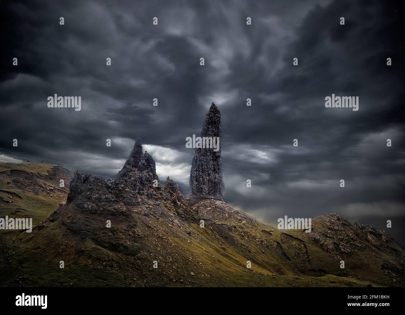 Old man of storr scotland stock photo alamy