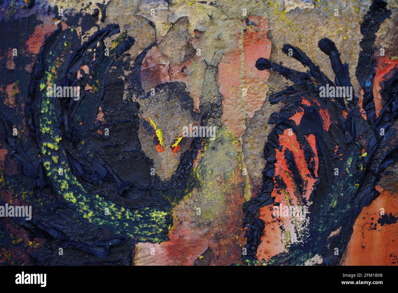 Pareidolia is the tendency for incorrect perception of a stimulus as an object, pattern or meaning known to the observer, such as seeing shapes in clo Stock Photo