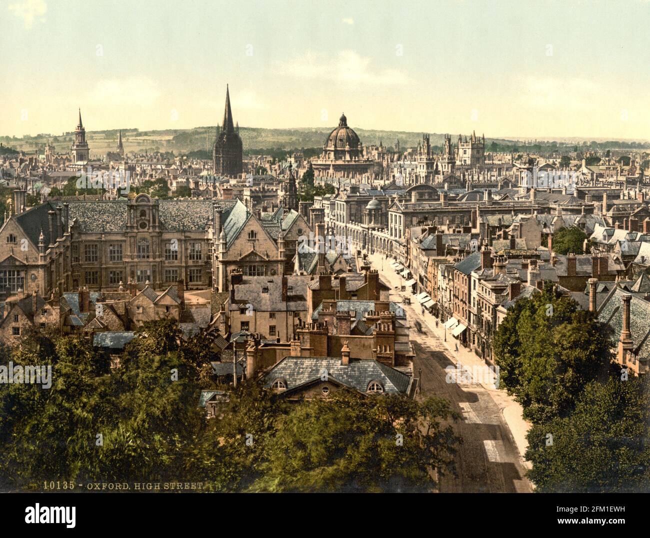 アンティーク　Oxfordの風景　1910 Vintage Postcard 1910 Oxford Avenue House Scene | eBay