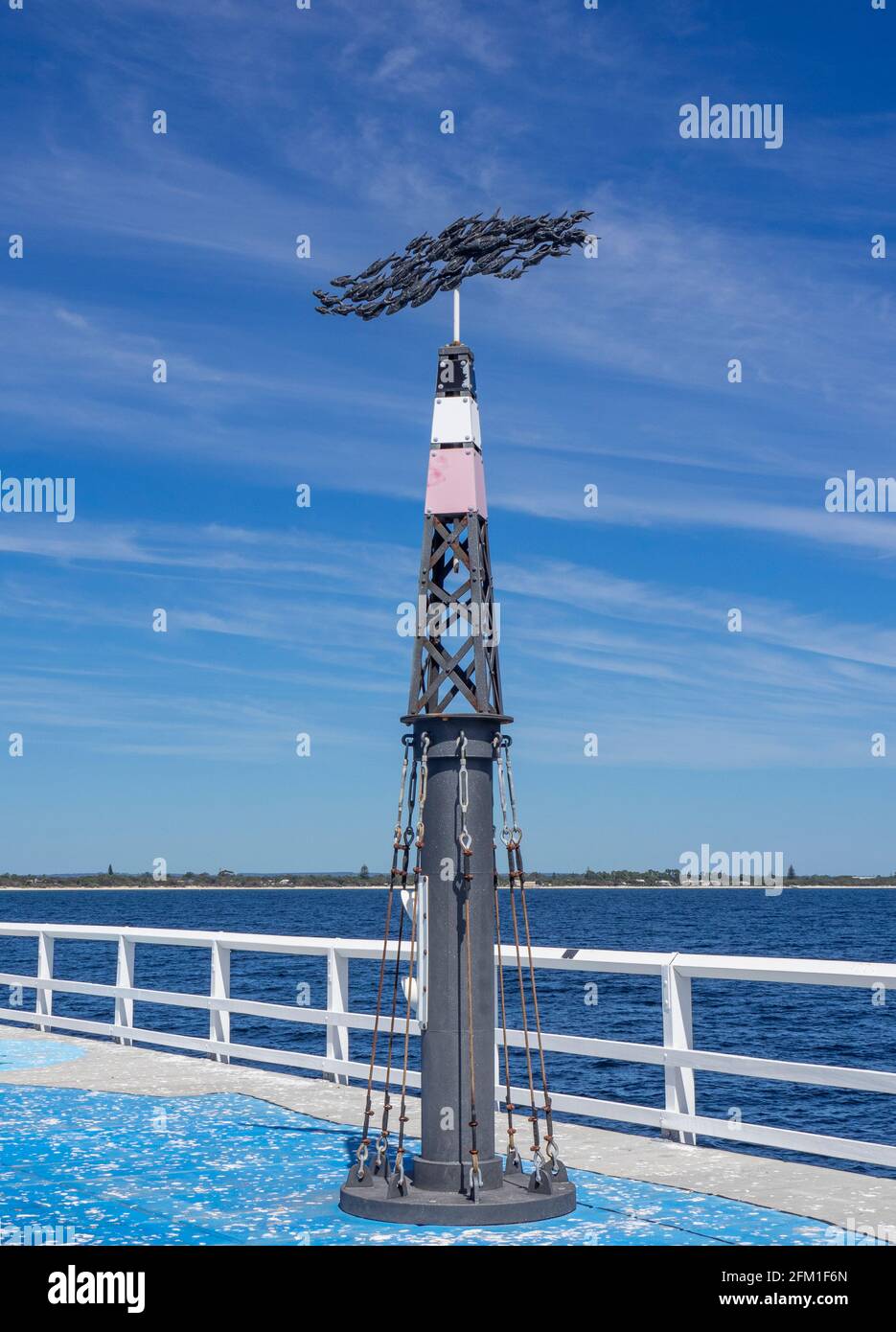 Directional wind vane at the end of Busselton Jetty the longest timber