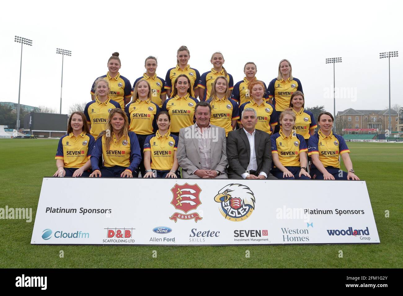 Essex CCC Women's squad during the Essex CCC Press Day at The Cloudfm County Ground on 2nd April 2019 Stock Photo