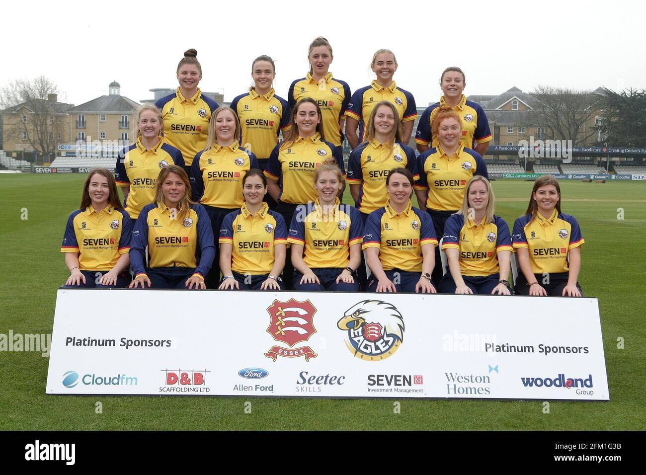 Essex CCC Women's squad during the Essex CCC Press Day at The Cloudfm County Ground on 2nd April 2019 Stock Photo