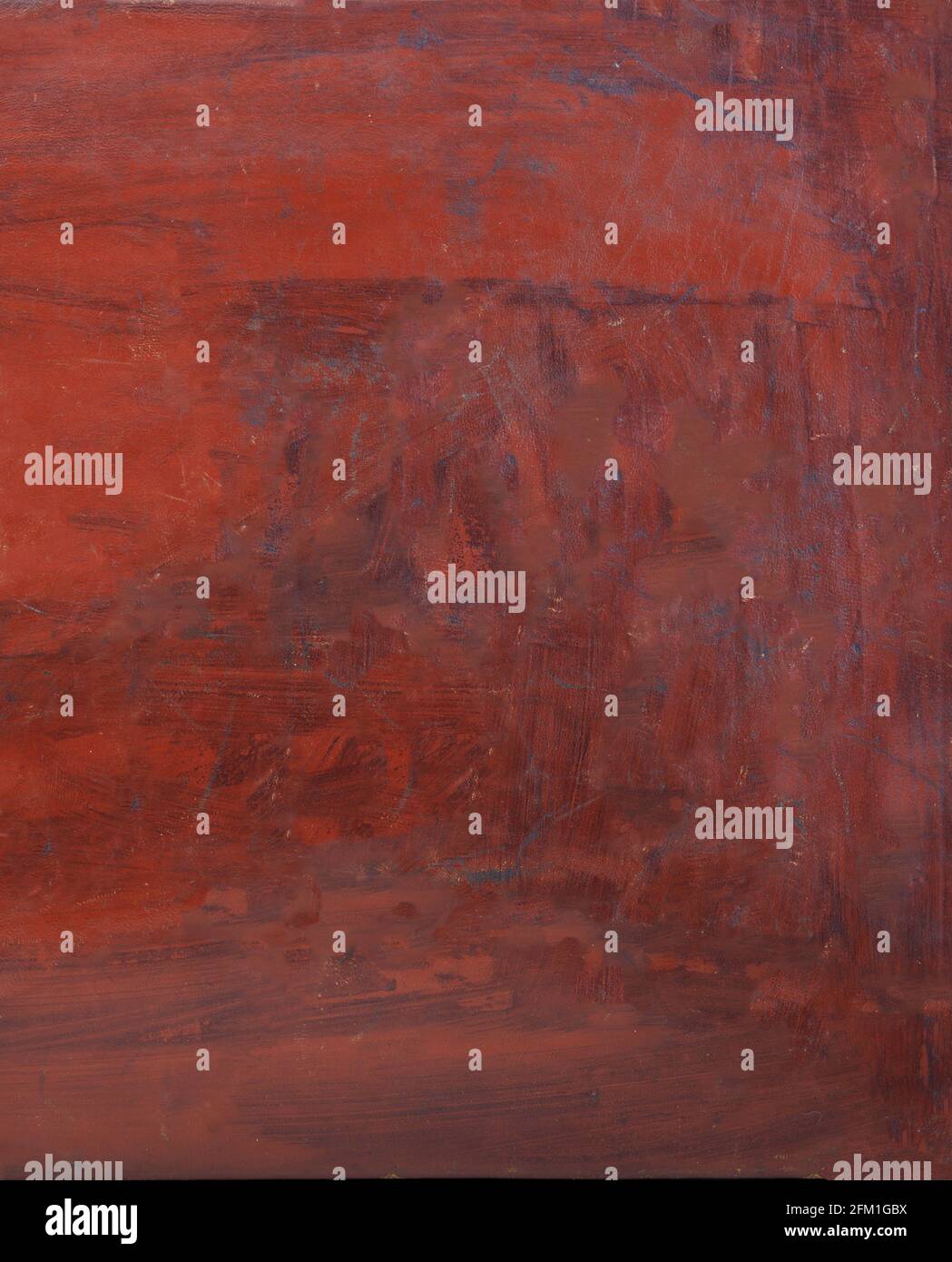 Old weathered brown red leather texture background, vertical Stock Photo